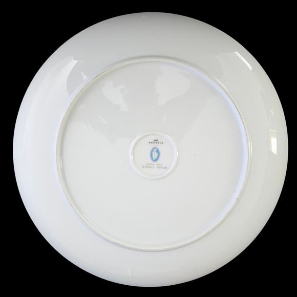 Royal Cameo Fine China Eleanor 3525 Japan 12" Round Serving Platter Pink Roses - Picture 2 of 3